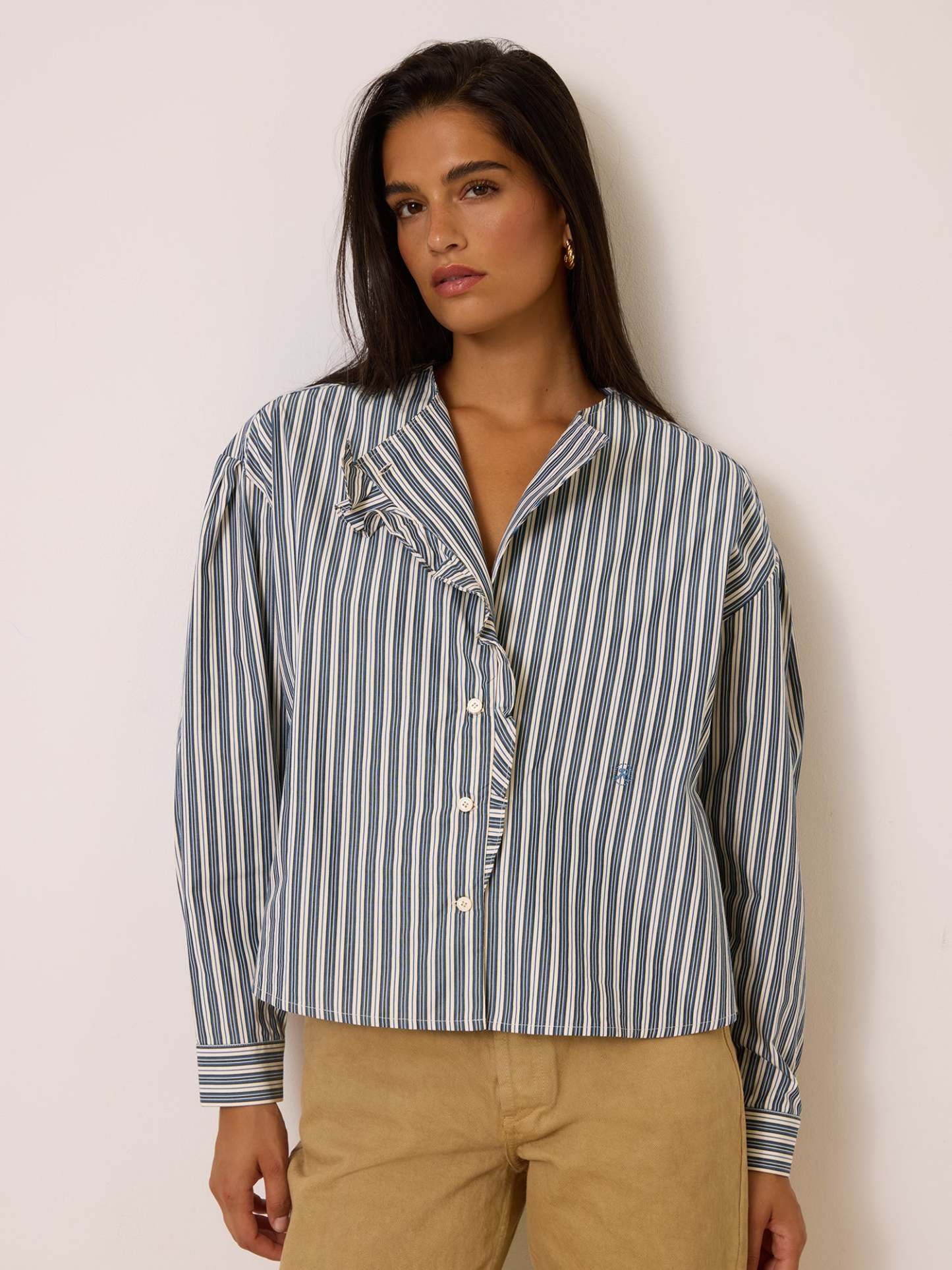 Chemise CLARISSE - RAYE NOIR