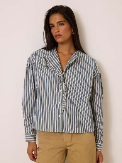 Chemise CLARISSE - RAYE NOIR