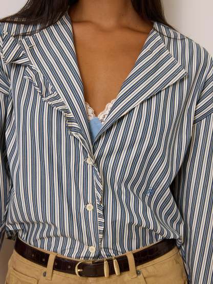 Chemise CLARISSE - RAYE NOIR