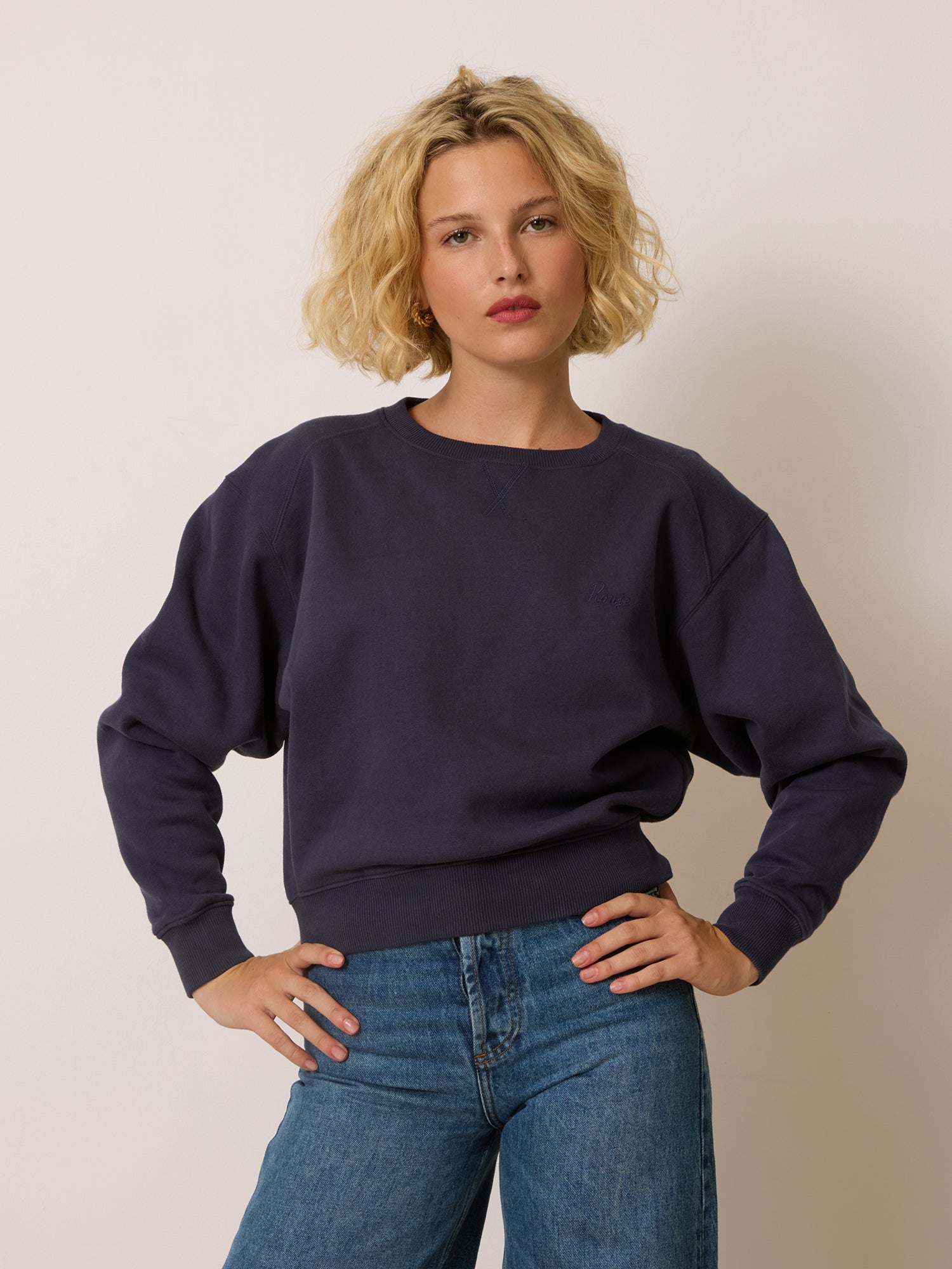 Sweat-shirt CLARK - Uni Marine