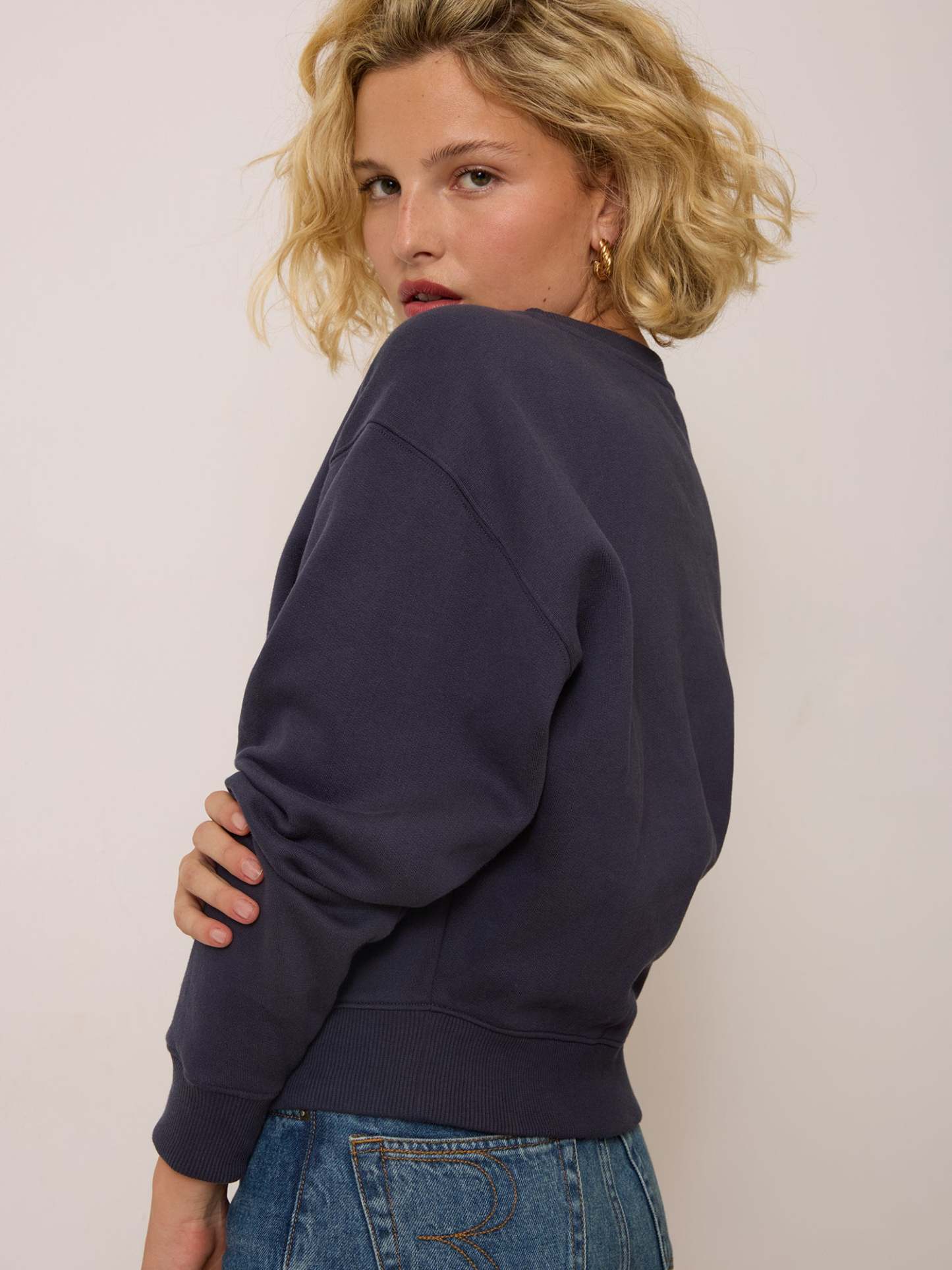 Sweat-shirt CLARK - Uni Marine