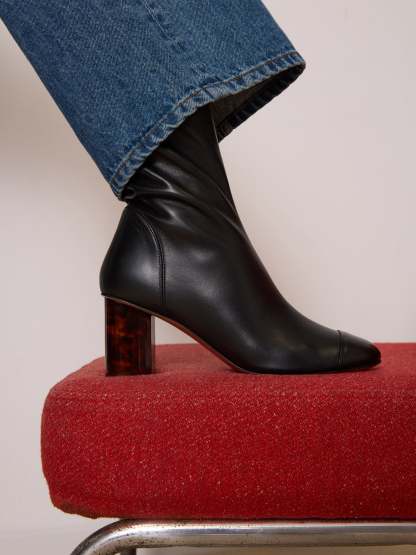 Bottines LOULA - Cuir Noir