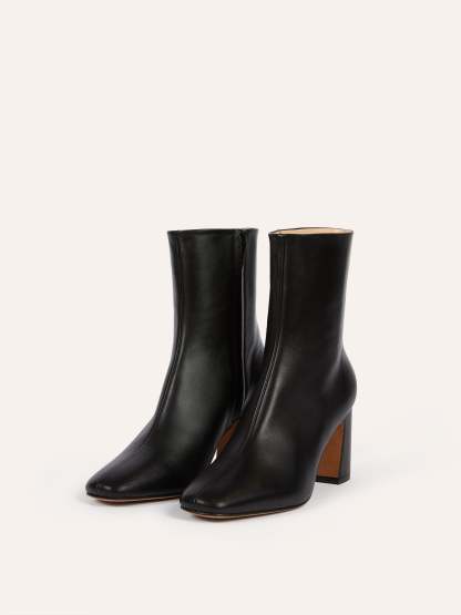 Bottines CLAUDIA - Cuir Noir
