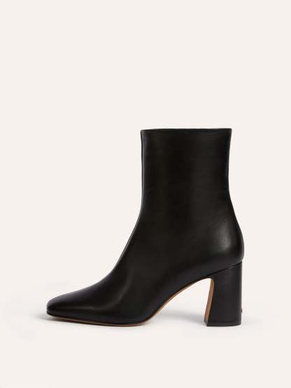 Bottines CLAUDIA - Cuir Noir