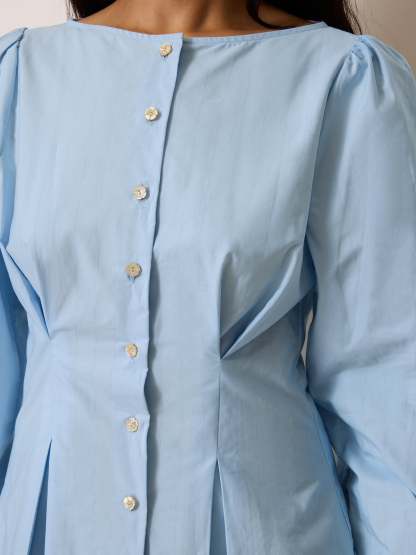 Chemise CLAUDINE - FACONNEE CIEL