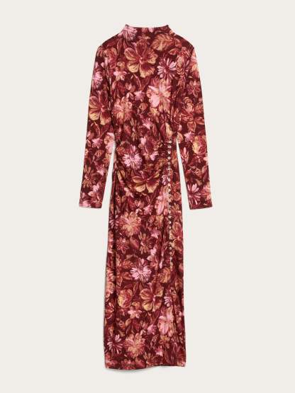 Robe CLOTHILDA - JARDINDORE BORDEAUX