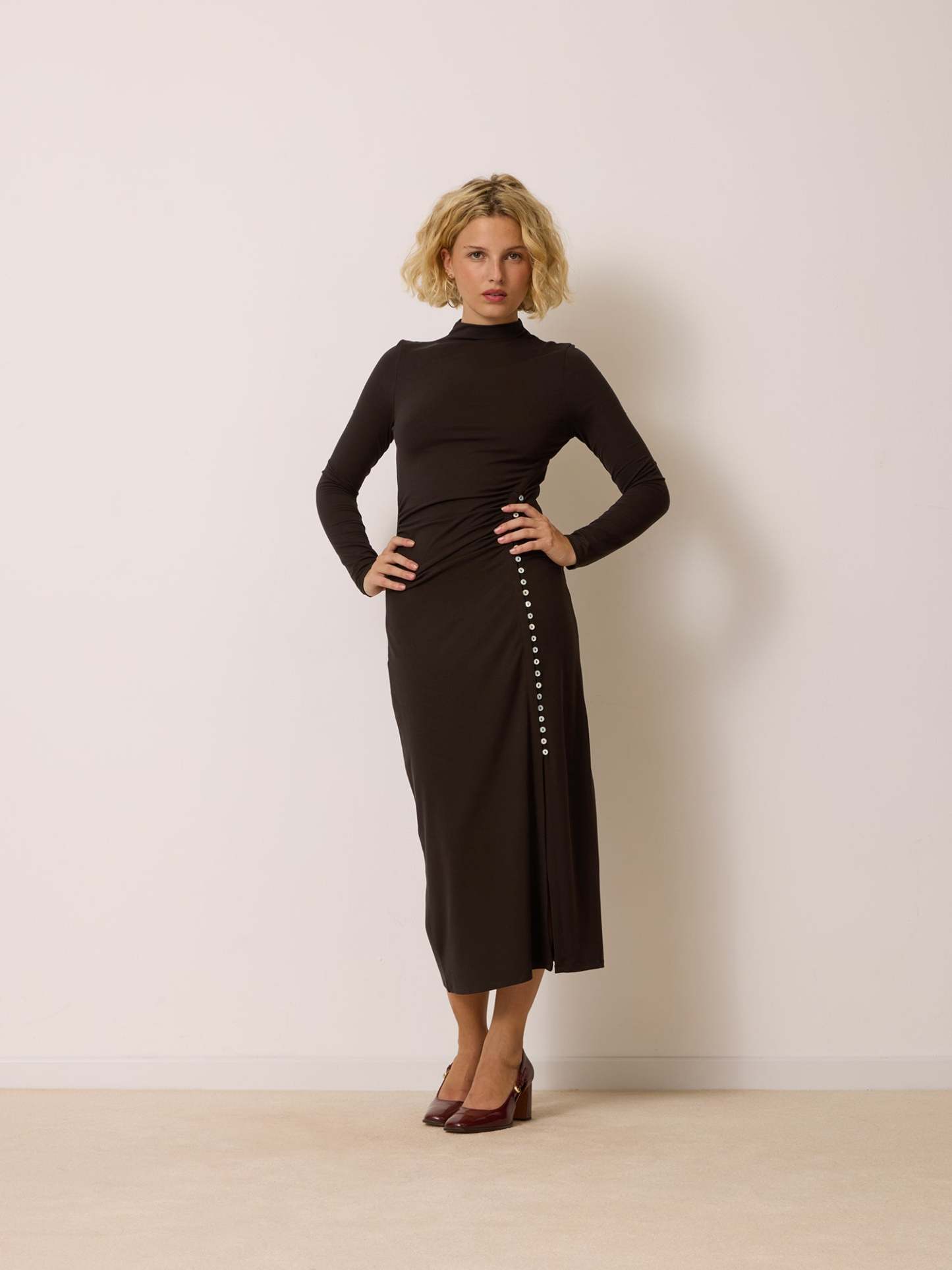 Robe CLOTHILDA - Uni Chocolat