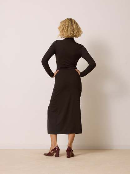 Robe CLOTHILDA - Uni Chocolat
