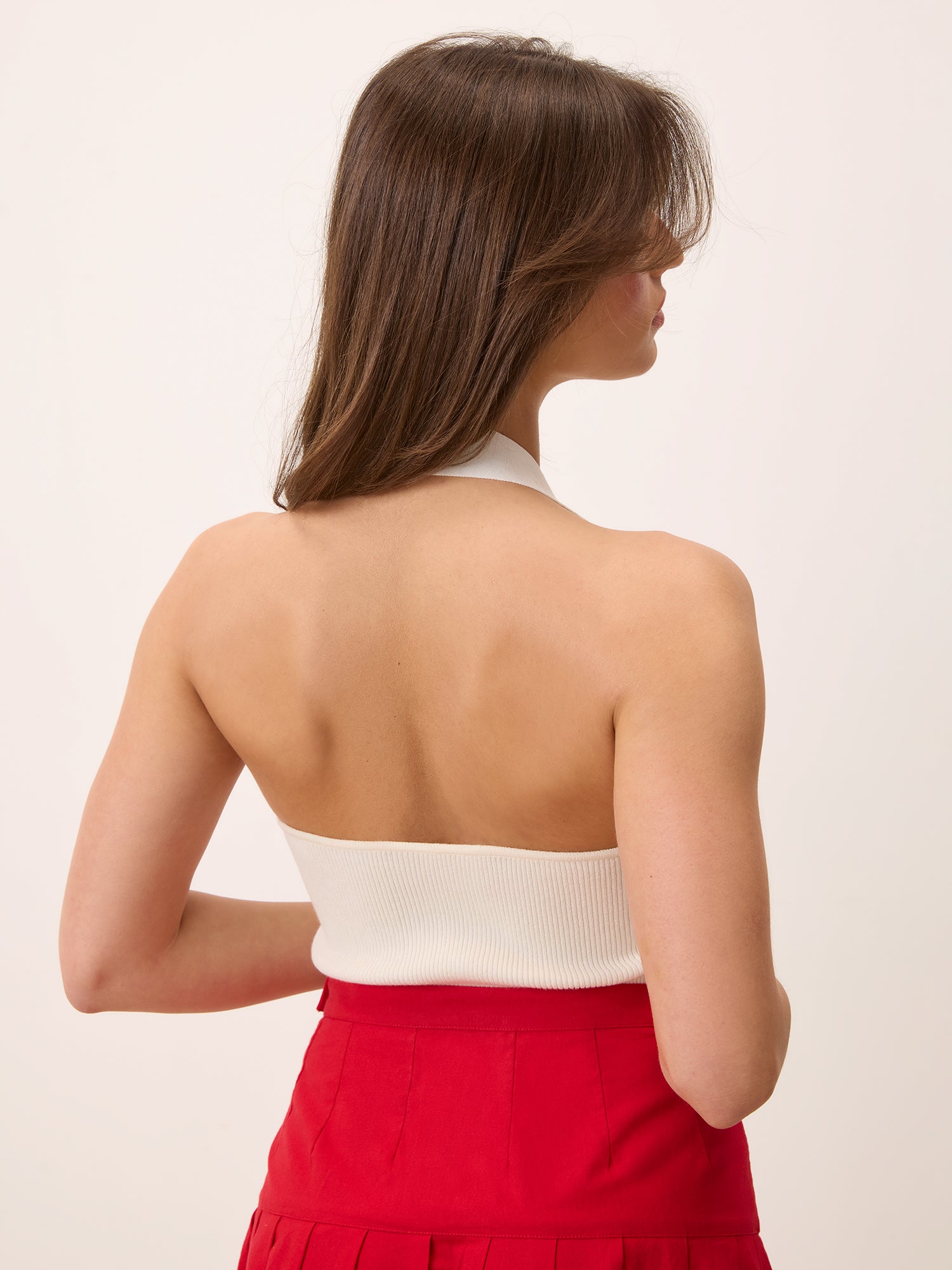 Top BABICHE - Uni Blanc