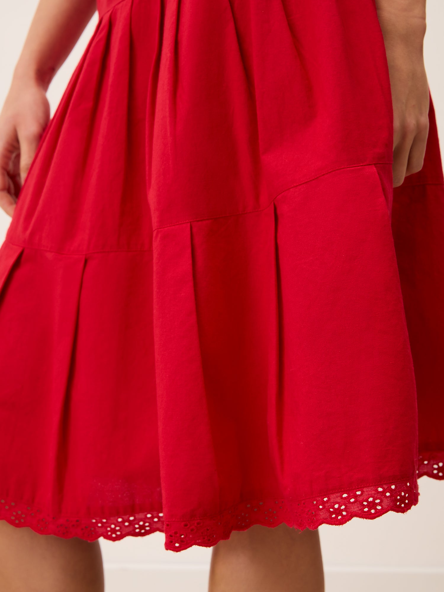 Jupe CORALINE - Uni Rouge