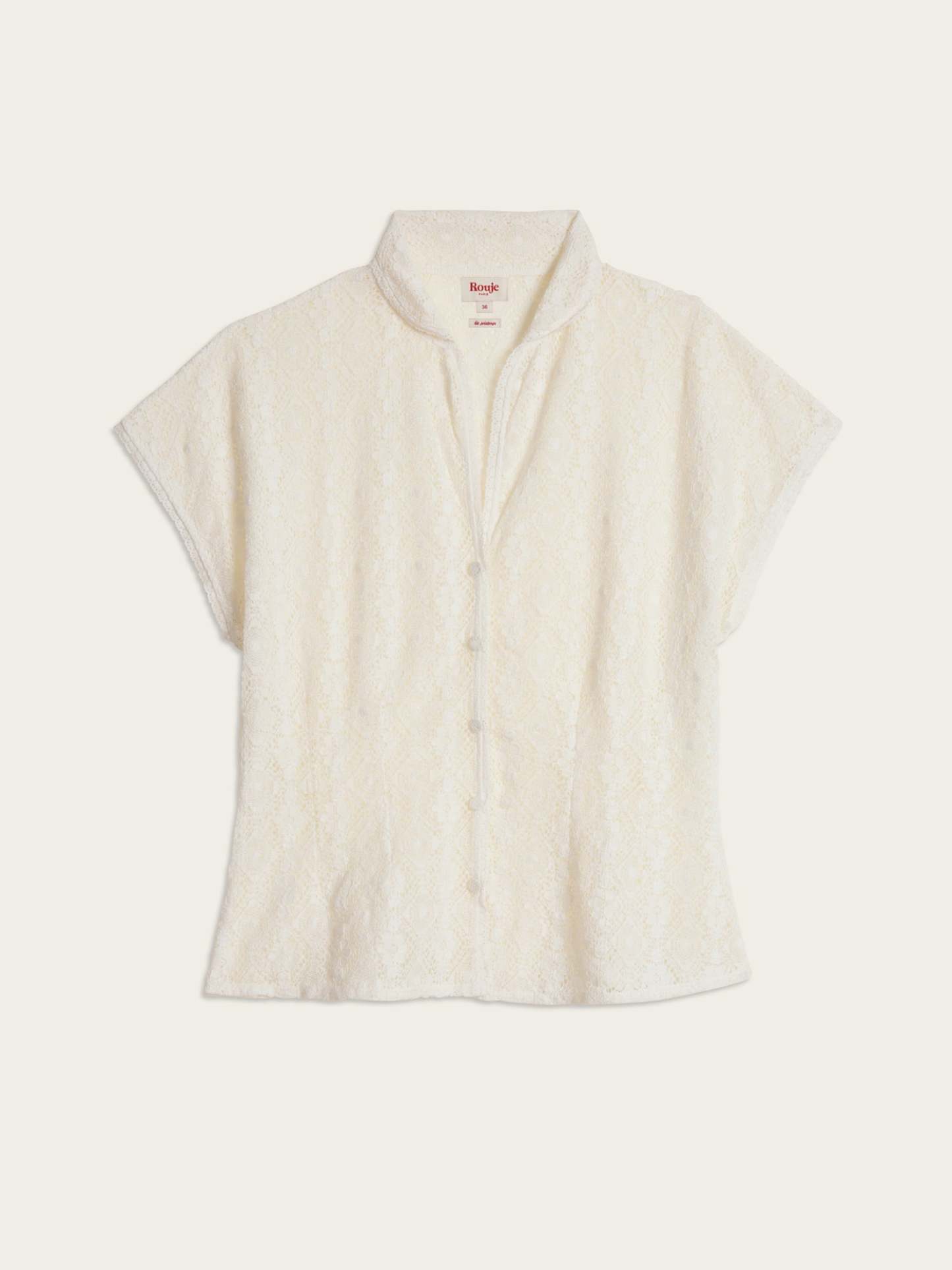 Chemise DANIELLE - DENTELLE BLANCHE