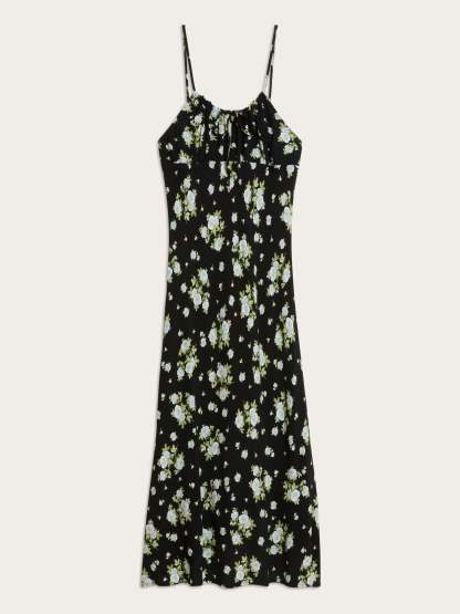 Robe DARIA - Jardin Secret Noir