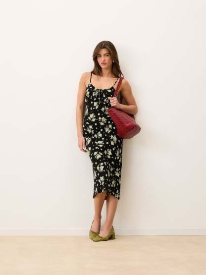 Robe DARIA - Jardin Secret Noir
