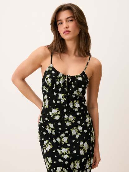 Robe DARIA - Jardin Secret Noir