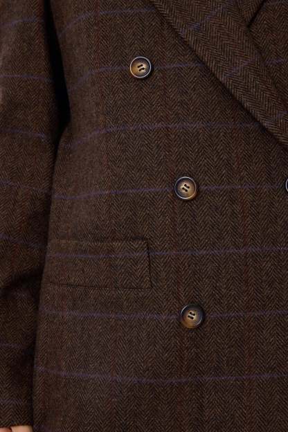 Veste MARCEL - CHEVRON CHOCOLAT