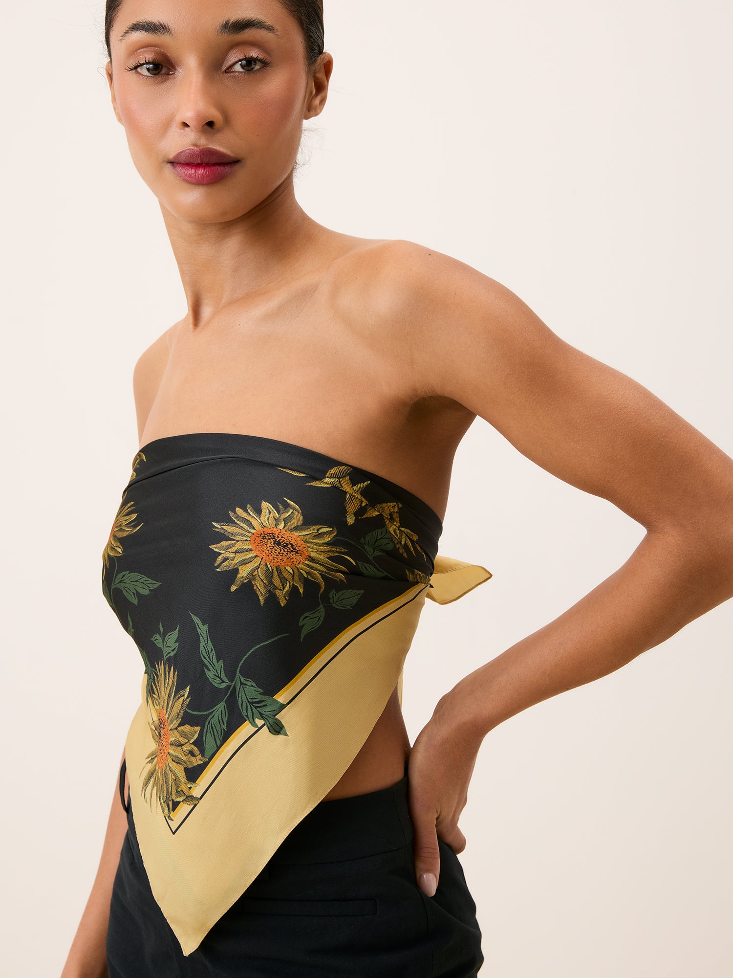 Foulard EDDY - SOLEILDEMIDI NOIR
