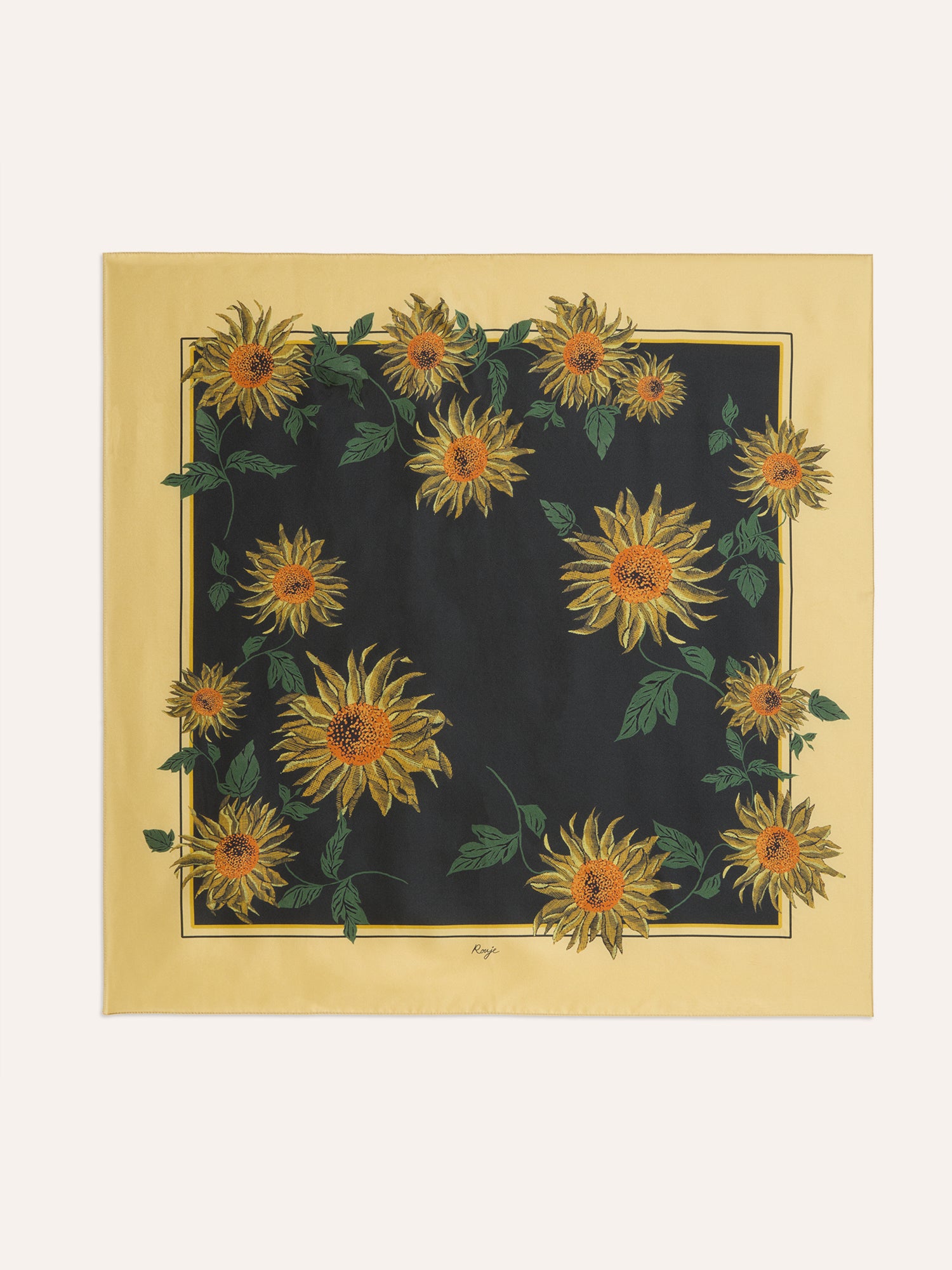 Foulard EDDY - SOLEILDEMIDI NOIR