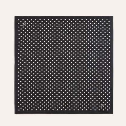 Foulard EDDY - Pois Carmen Noir