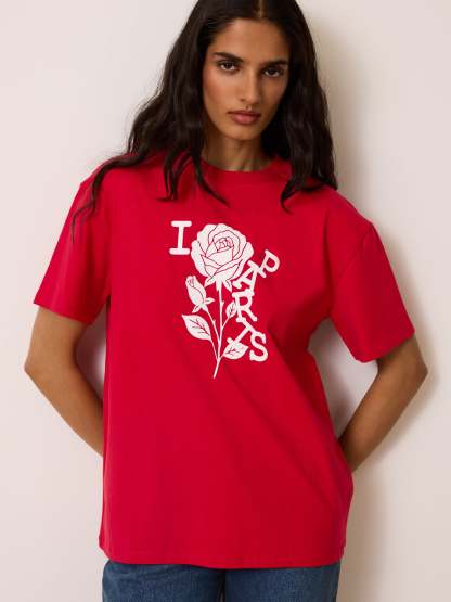 T-shirt EDOUARD - ILOVEPARIS ROUGE