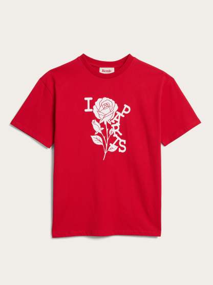 T-shirt EDOUARD - ILOVEPARIS ROUGE