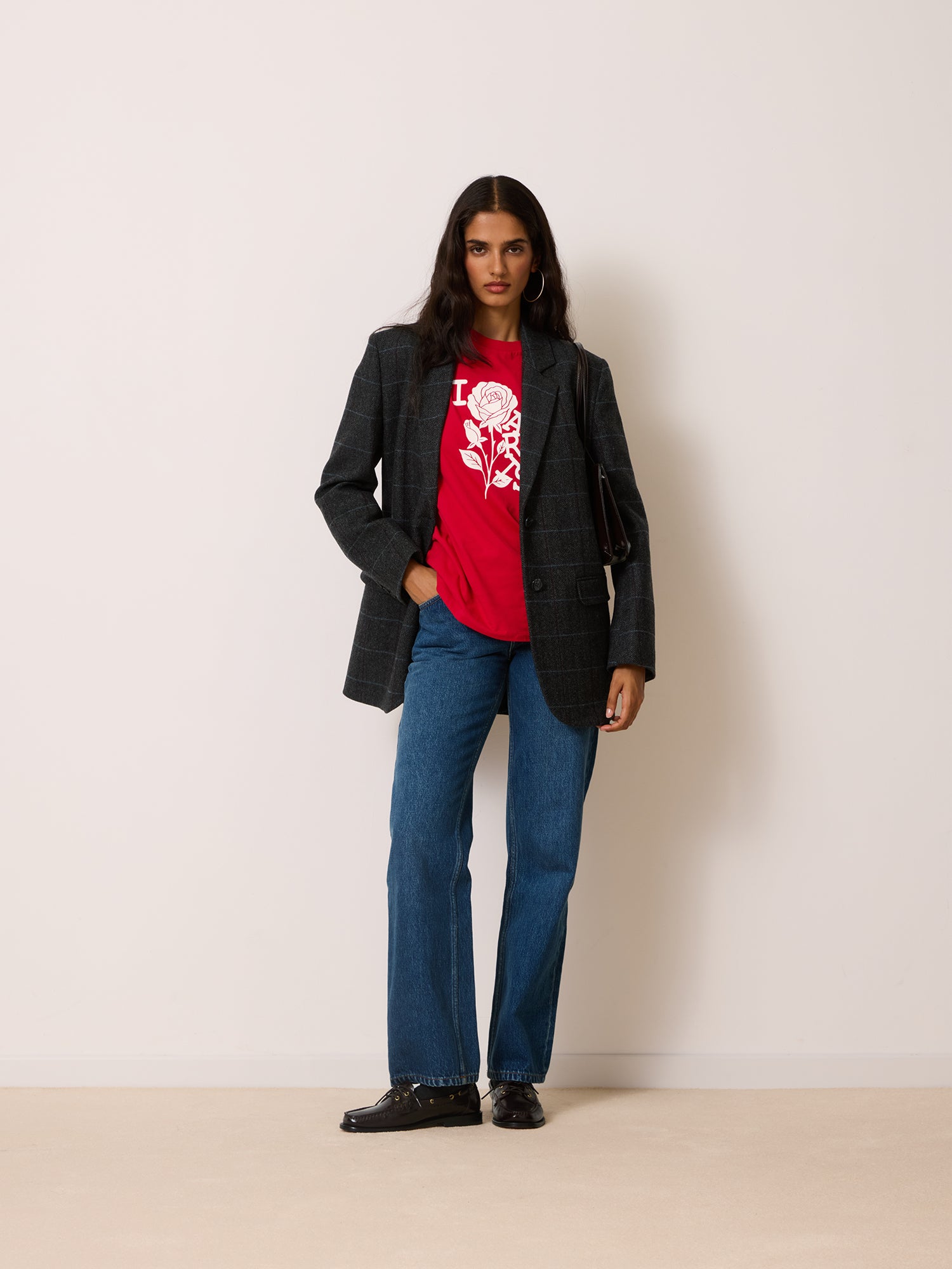 Veste JACQUES - CARREAUXCHEVRON GRIS