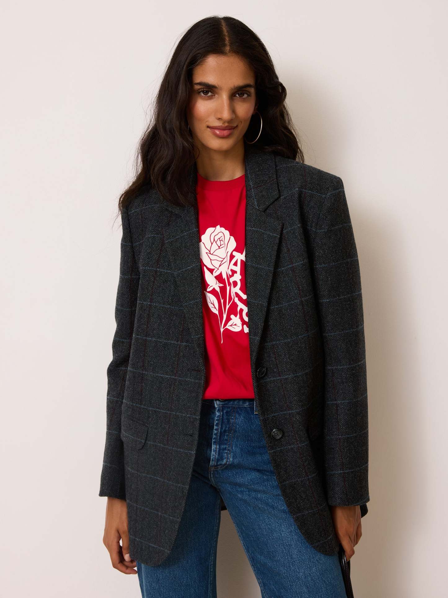 Veste JACQUES - CARREAUXCHEVRON GRIS
