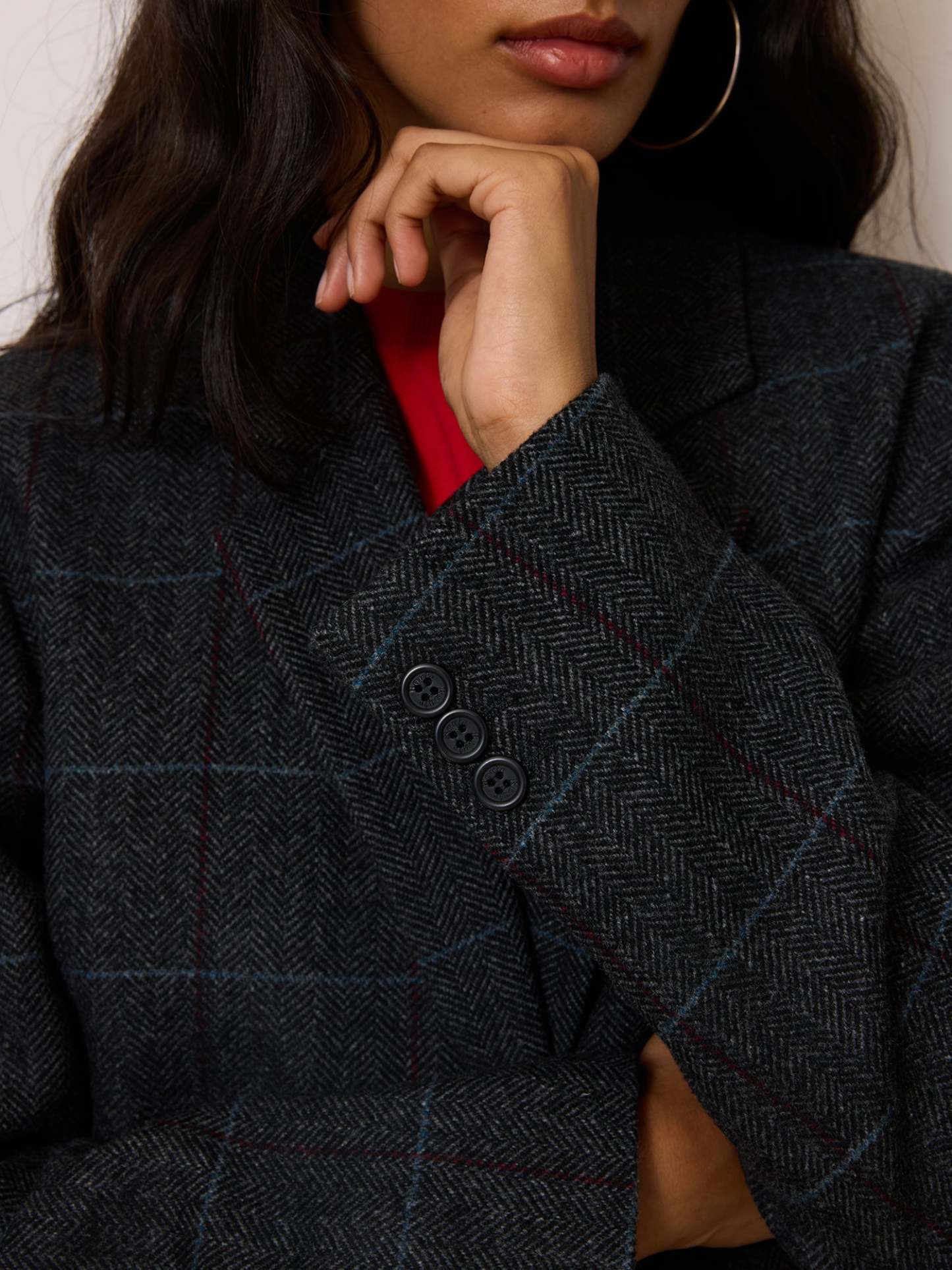 Veste JACQUES - CARREAUXCHEVRON GRIS