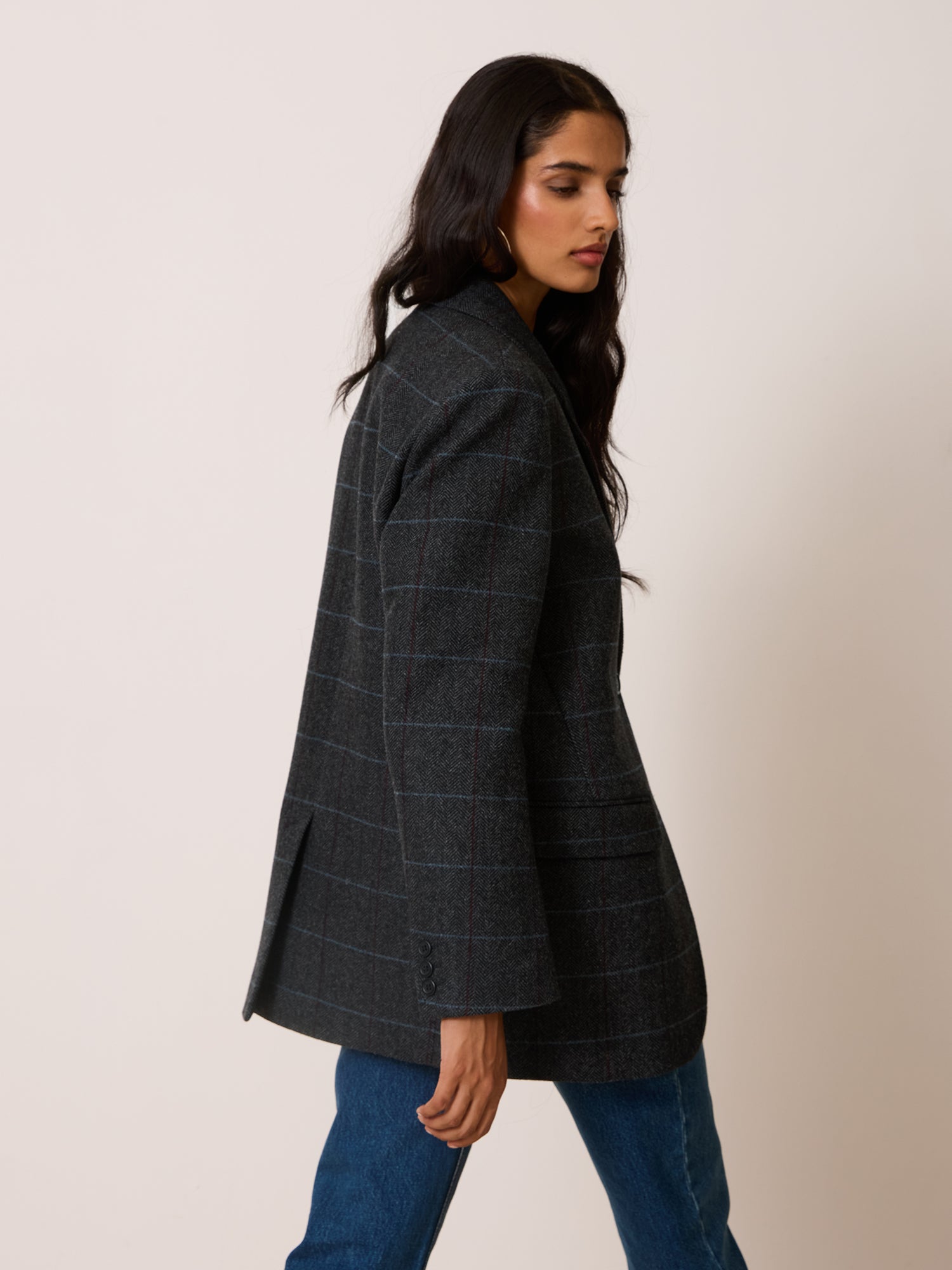 Veste JACQUES - CARREAUXCHEVRON GRIS