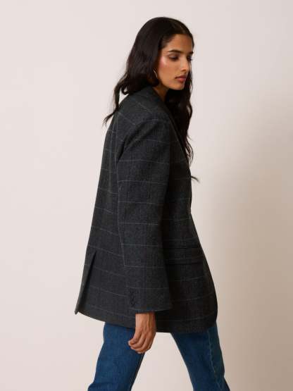 Veste JACQUES - CARREAUXCHEVRON GRIS