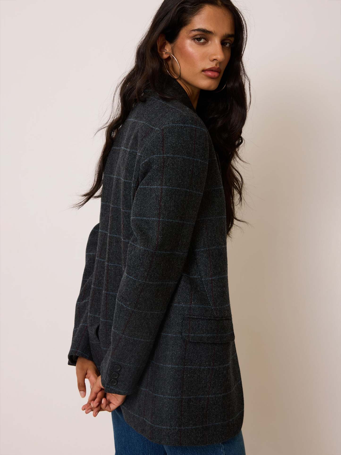 Veste JACQUES - CARREAUXCHEVRON GRIS