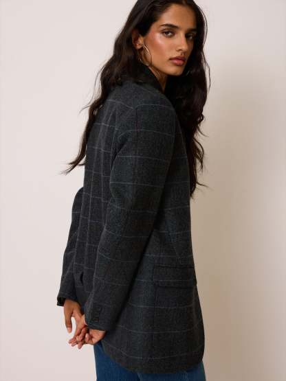 Veste JACQUES - CARREAUXCHEVRON GRIS