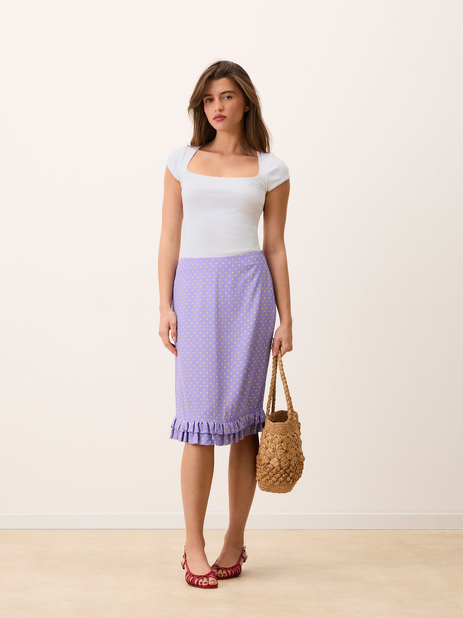Jupe ELIETTE - Mini Carmen Violet