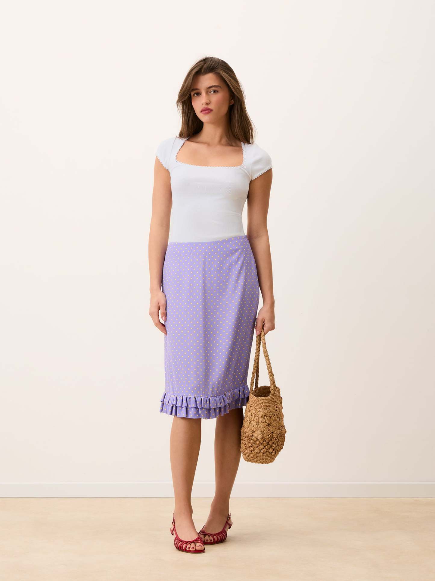 Jupe ELIETTE - Mini Carmen Violet
