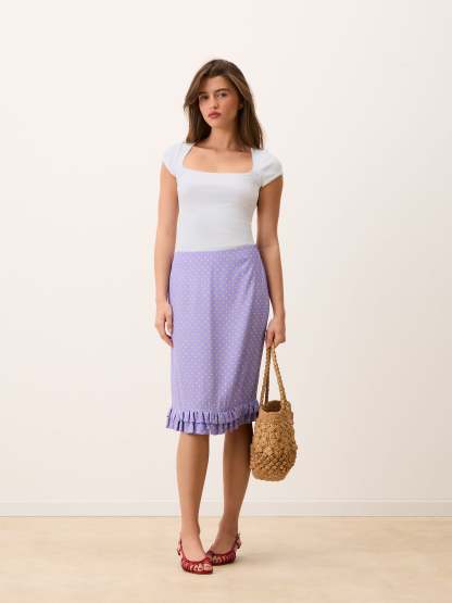 Jupe ELIETTE - Mini Carmen Violet