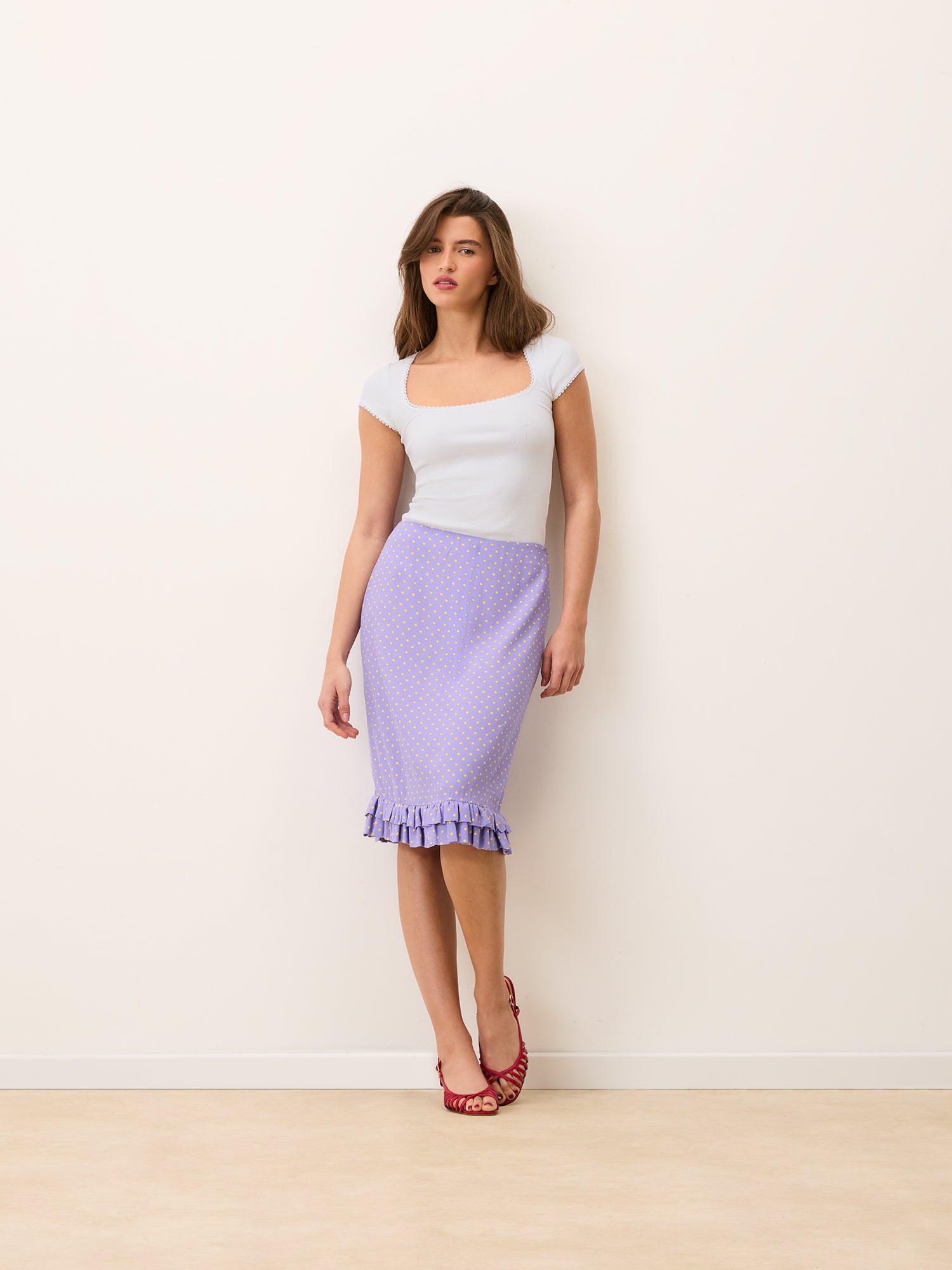 Jupe ELIETTE - Mini Carmen Violet