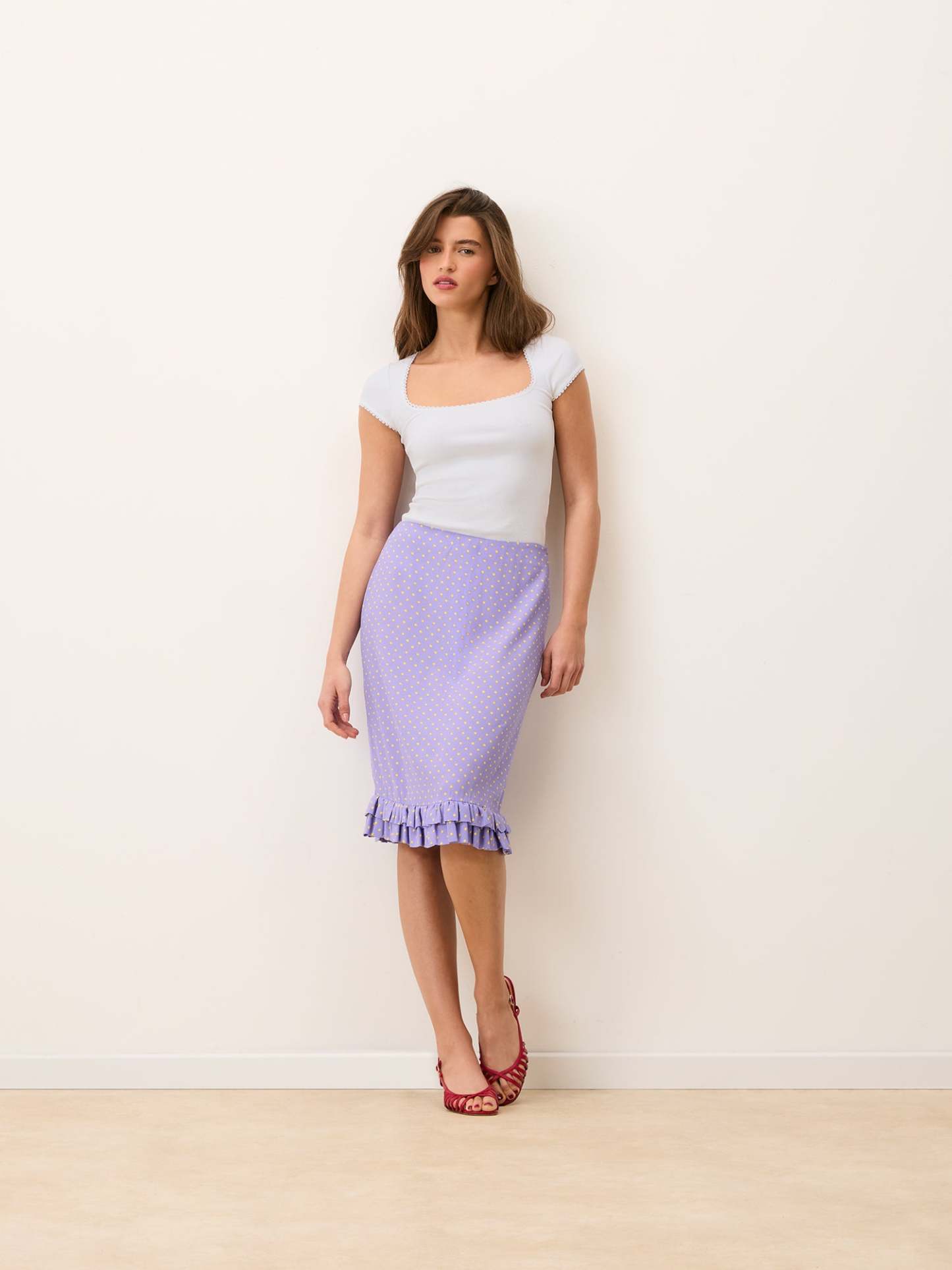 Jupe ELIETTE - Mini Carmen Violet