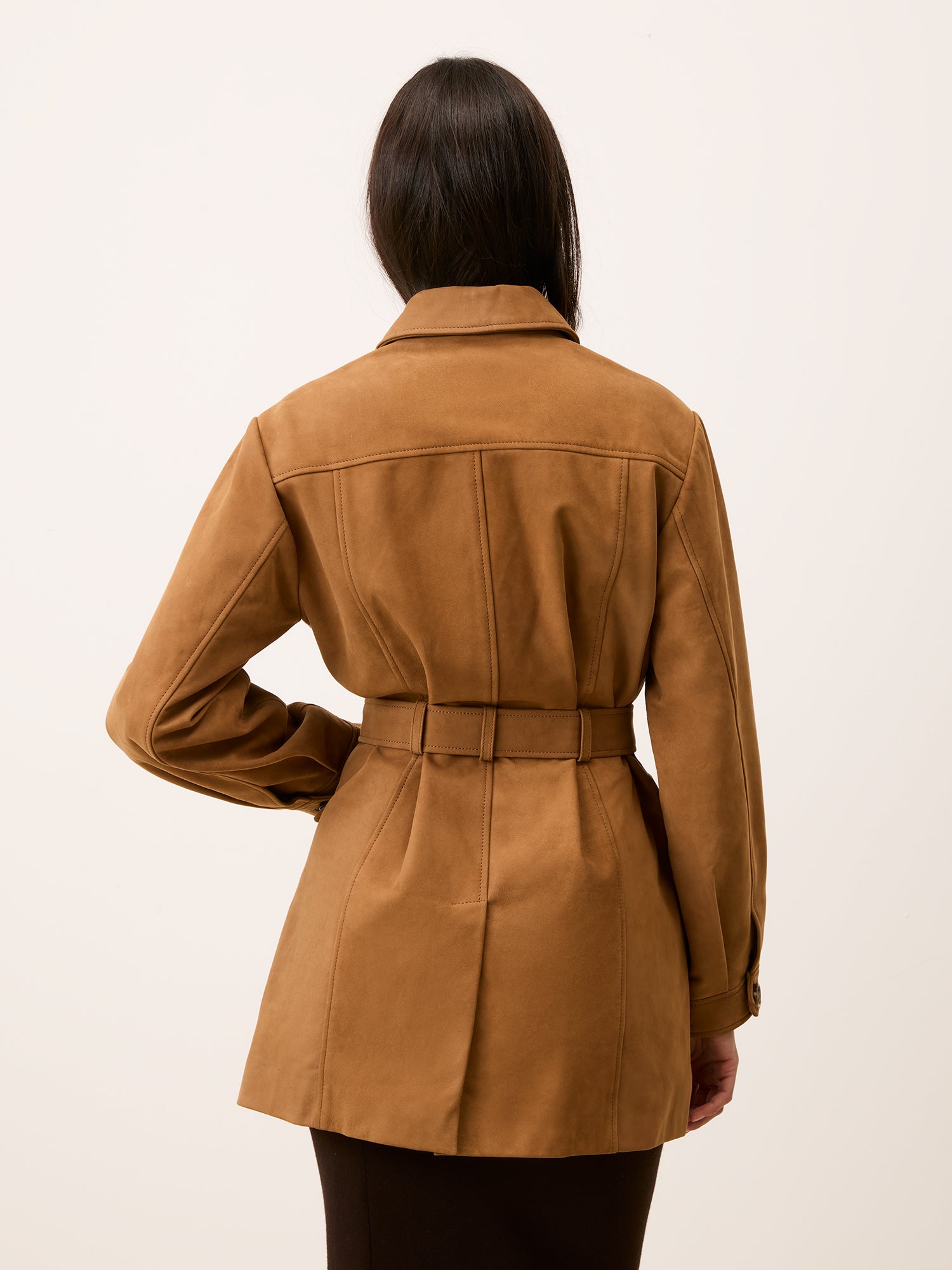 Veste EMILIO - SUEDE CARAMEL