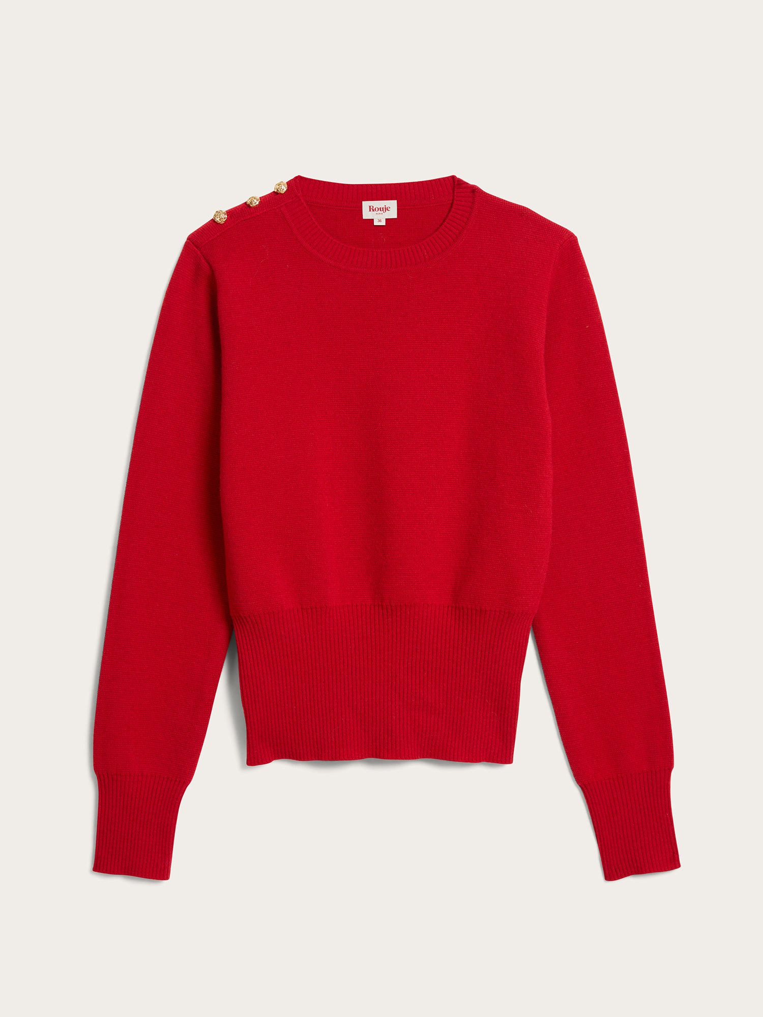 Pull ERELL - Uni Rouge