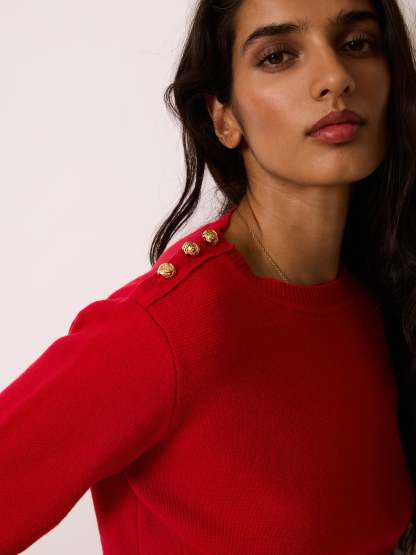Pull ERELL - Uni Rouge
