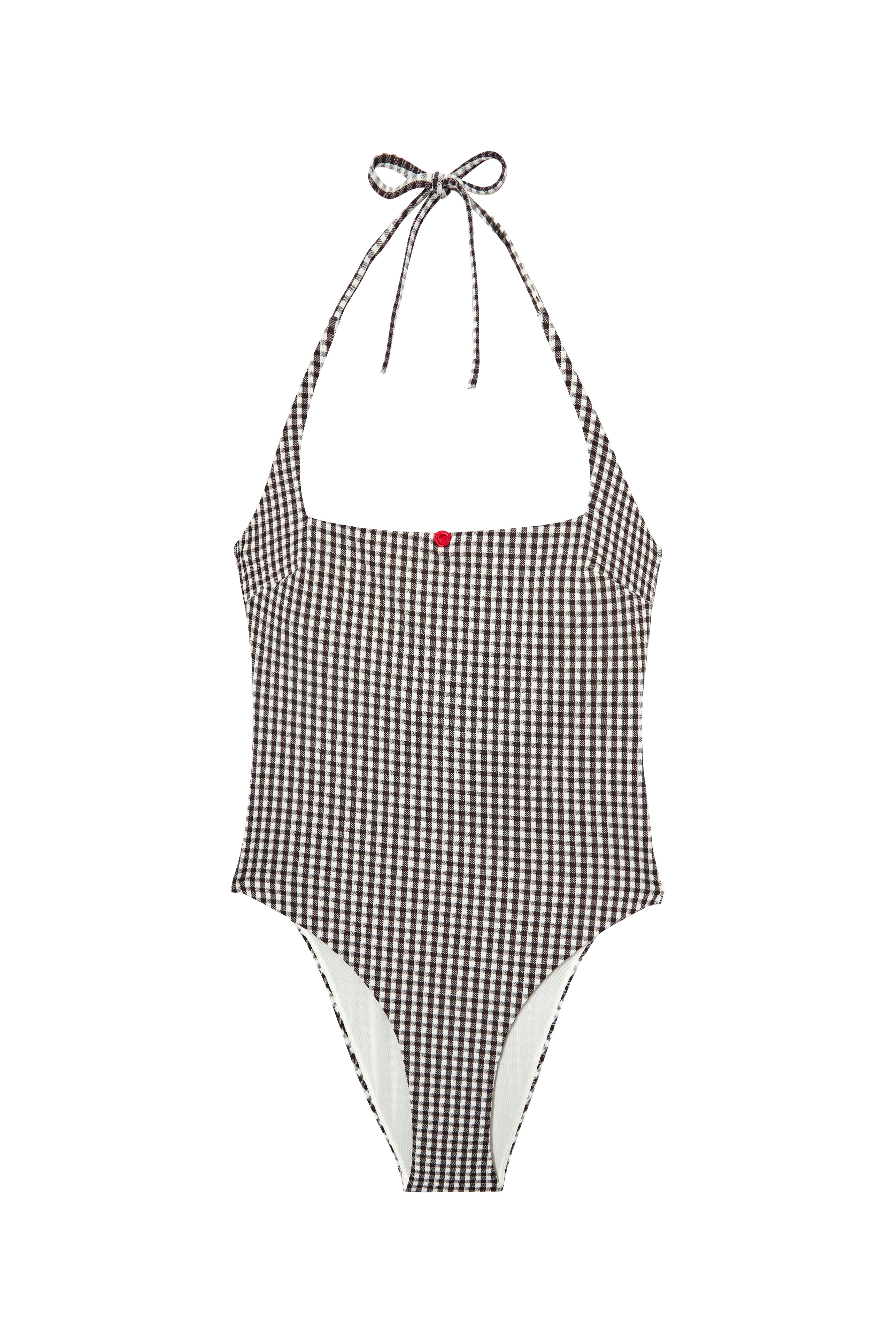 Maillot PAOLA - VICHY  NOIR