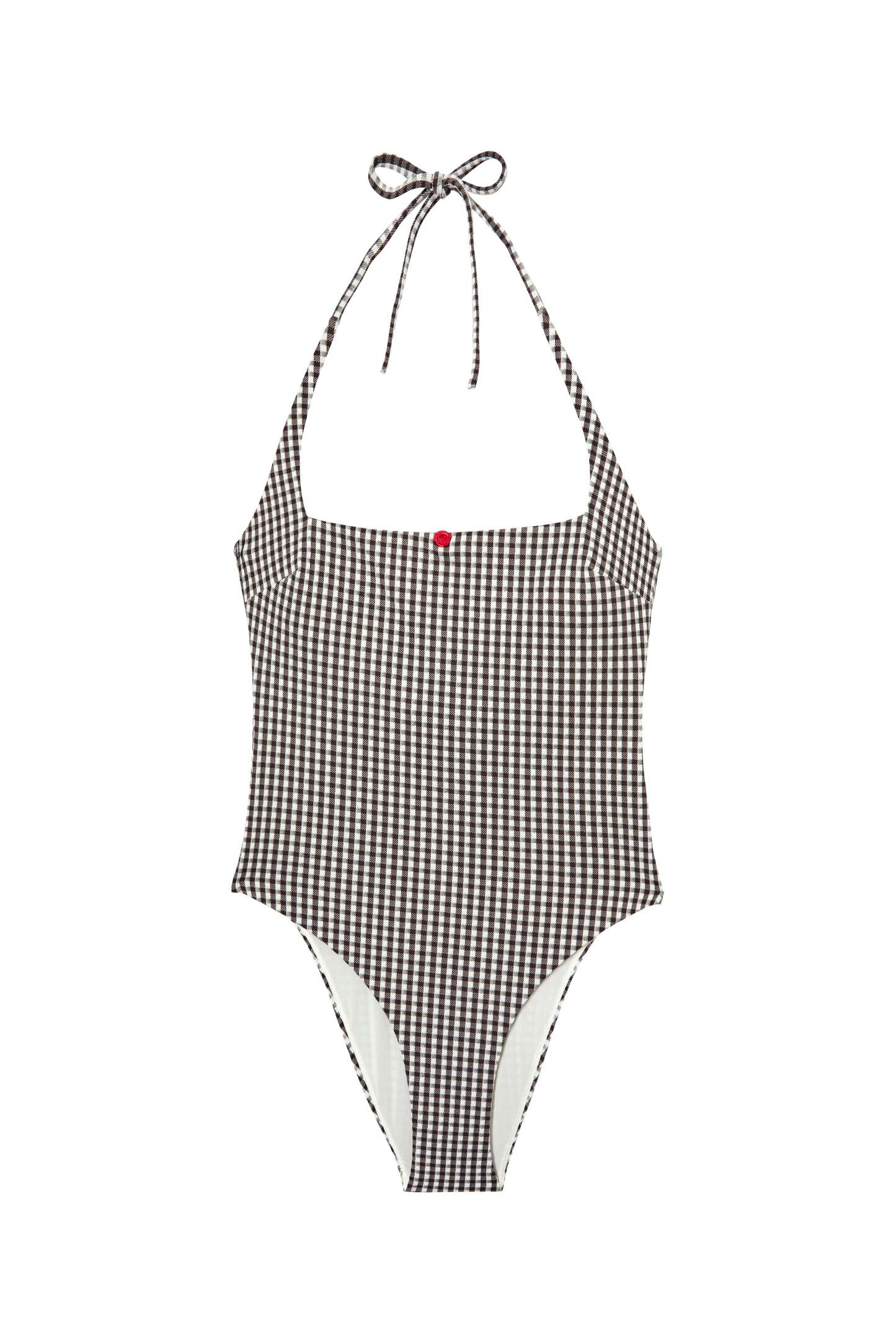 Maillot PAOLA - VICHY  NOIR