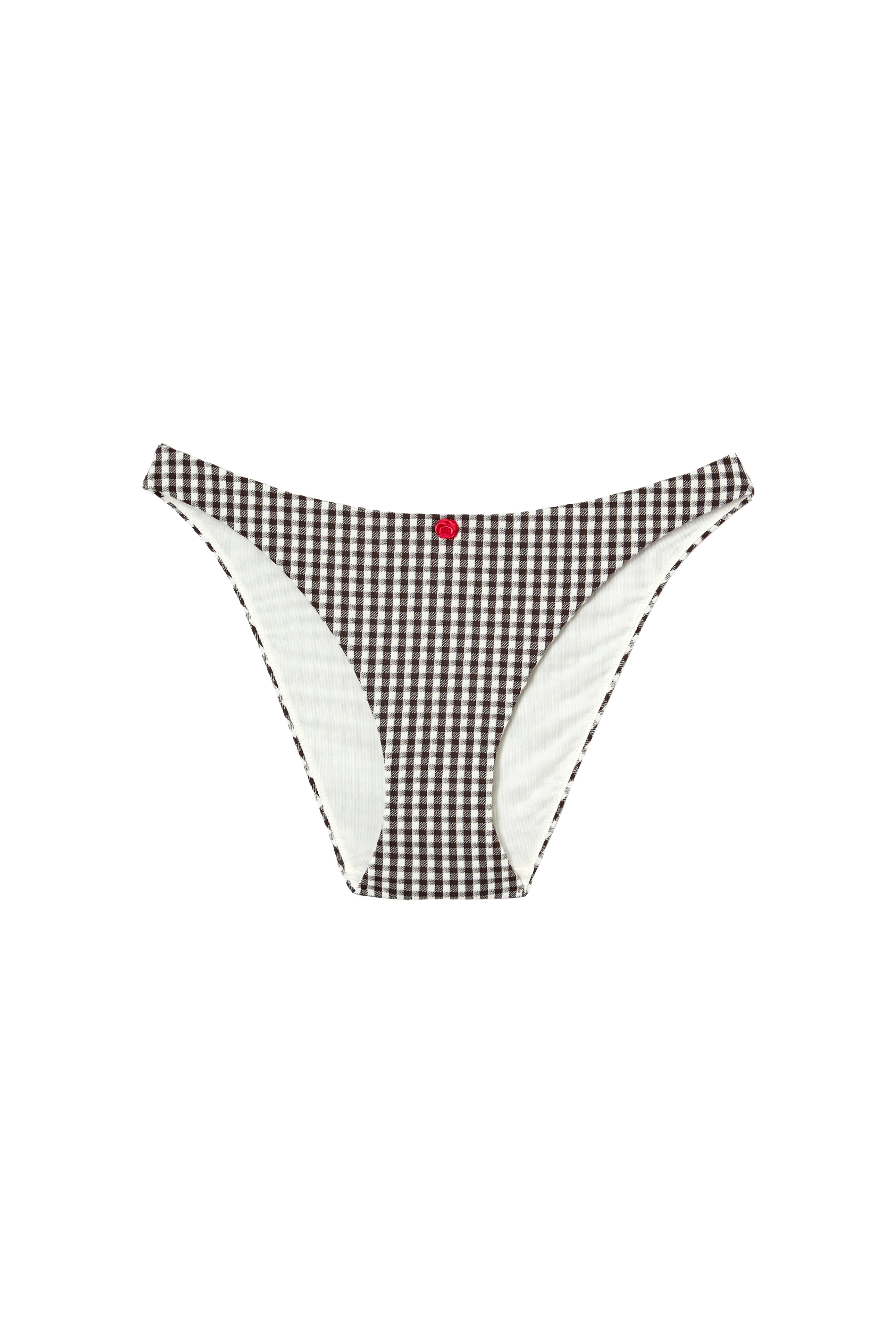 Bas de Maillot INDY - VICHY  NOIR
