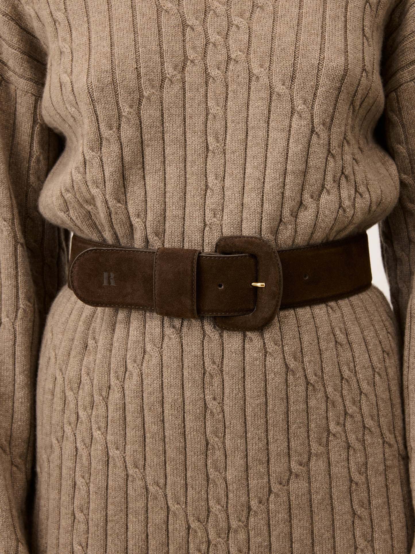 Ceinture ETREINTE - Croûte Ébène