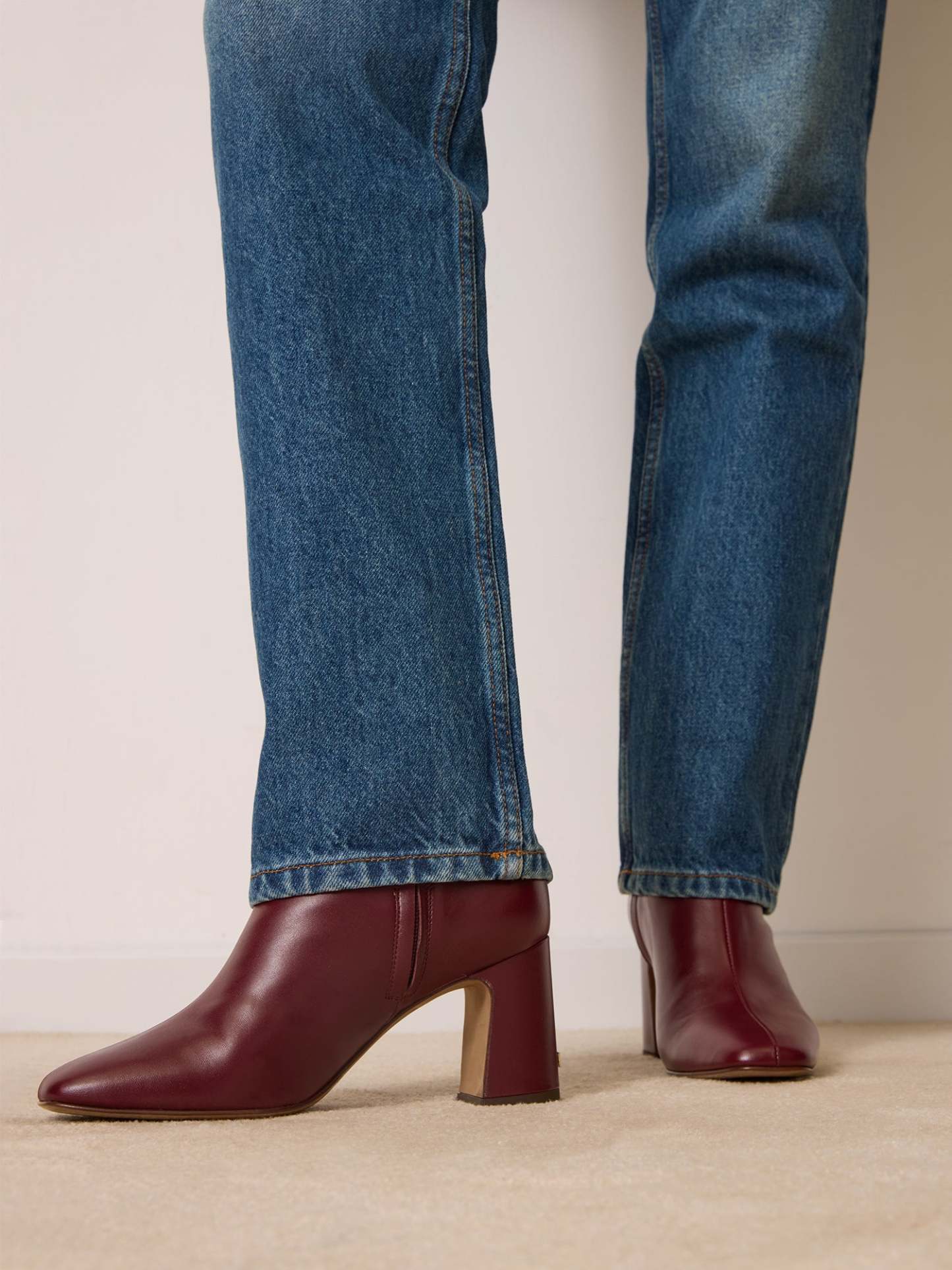 Bottines CLAUDIA - Bordeaux