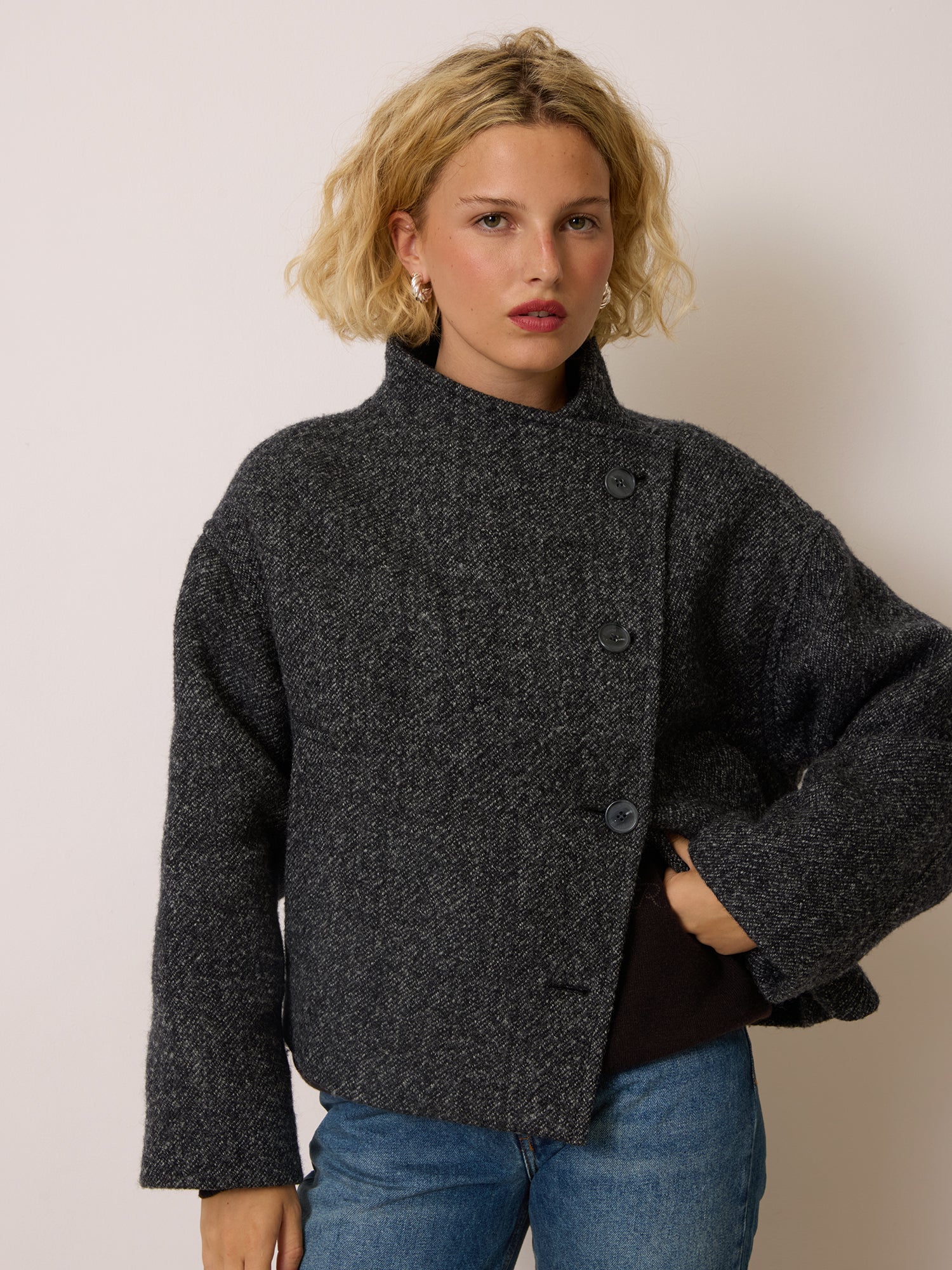 Manteau GEDEON - CHINE ANTHRACITE