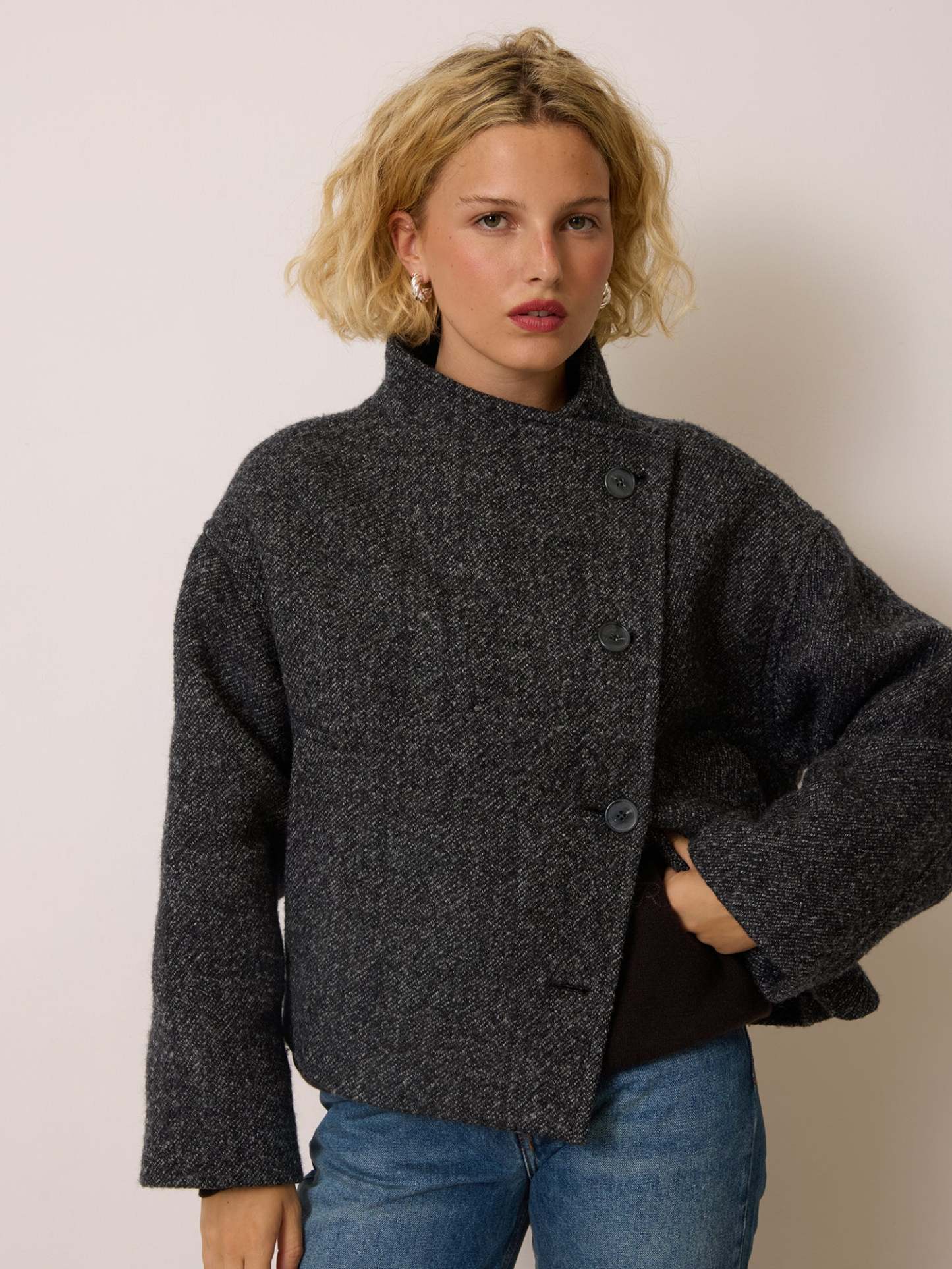 Manteau GEDEON - CHINE ANTHRACITE