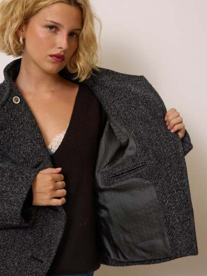 Manteau GEDEON - CHINE ANTHRACITE