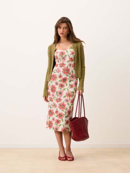 Robe EVY - SUNFLOWER ECRU