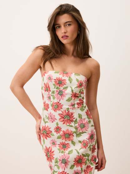 Robe EVY - SUNFLOWER ECRU