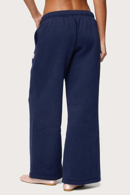 Edikted LA Sweatpants - NAVY